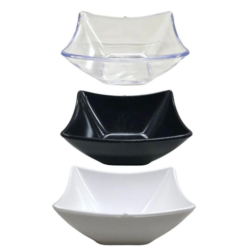 Mini Gourmet Quadrado 90 Ml - 7,5cm X 3cm Cor Branco - 1