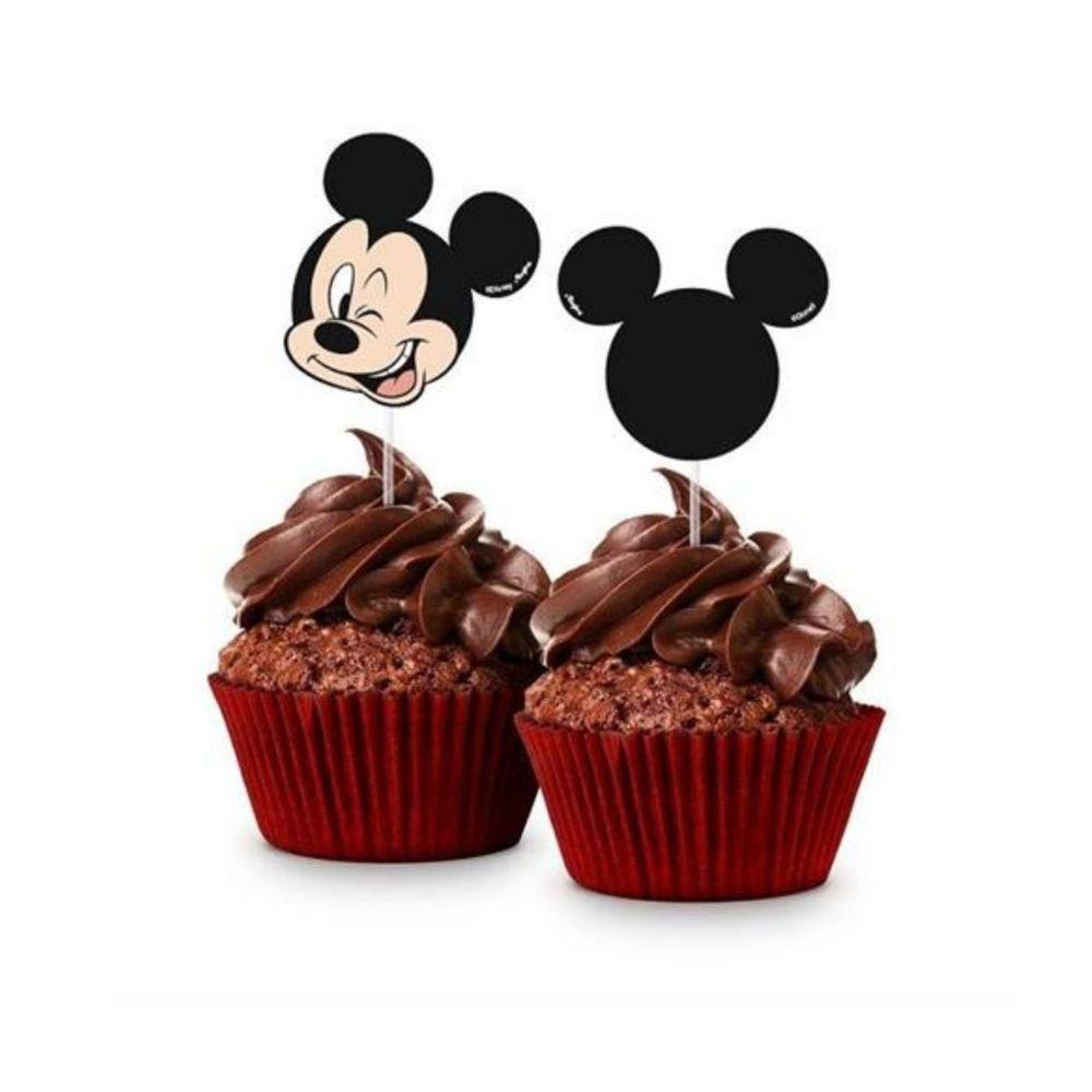 Picks Mickey Mouse Para Doces 8 Unidades - 1
