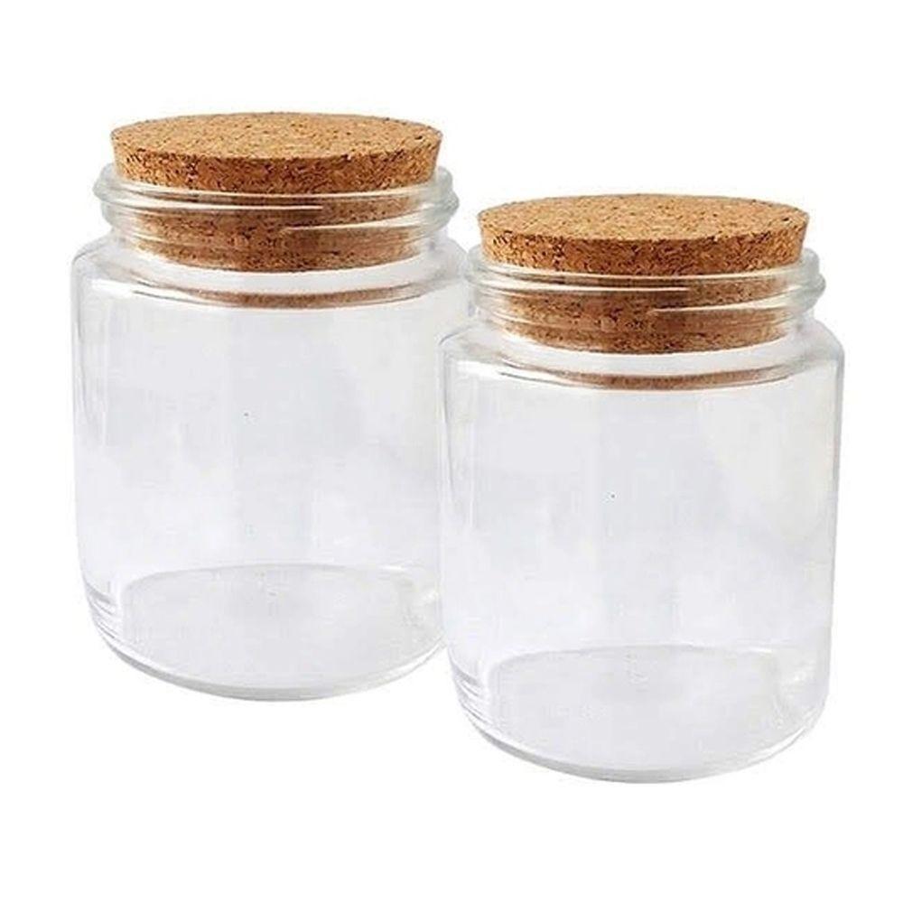 Pote Para Bolo De Vidro Com Rolha - 200ml - 3