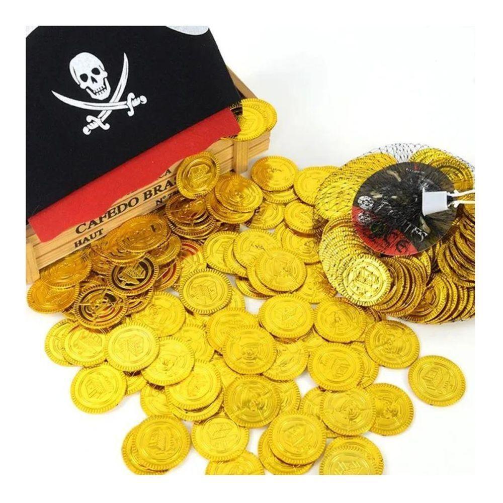 Moedas De Ouro Pirata Cosplay - 24 Unidades - 5