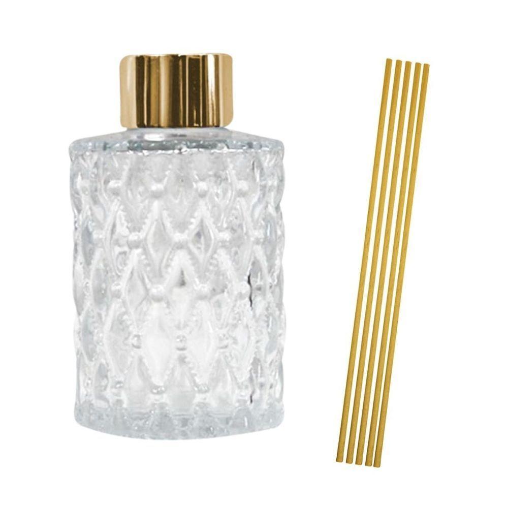 Frasco De Vidro Bico De Jaca Difusor Cilindro Com 5 Varetas - 70 Ml - 1