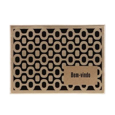 Tapete De Porta Estampado Bem Vindo Berlim