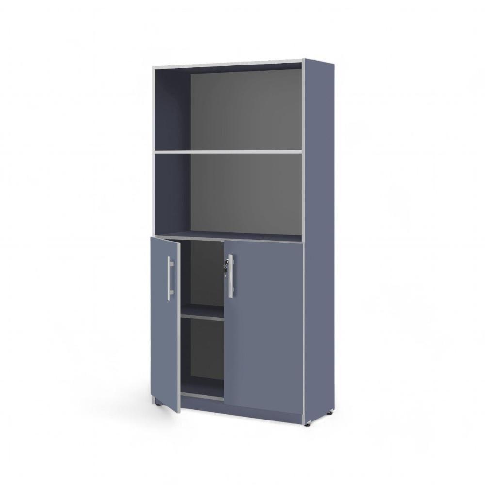 Armário Estante Com Prateleiras Light Azul - 2