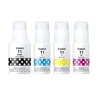 Kit 4 Refil Tinta Canon Gi-11 Gi11 G11 4x Cores G2160 G3160 - 1