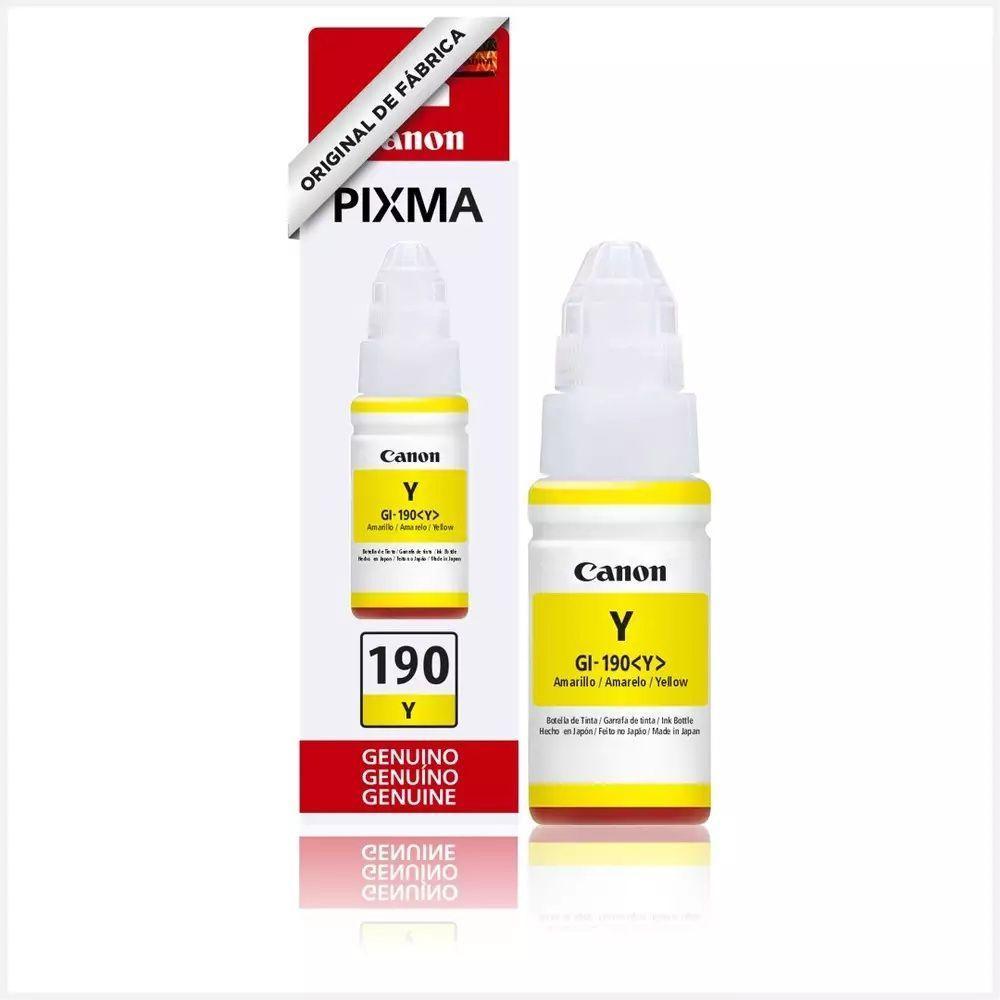 Refil Tinta Impressora Canon G190 Gi190 Amarelo Gi-190 - 1