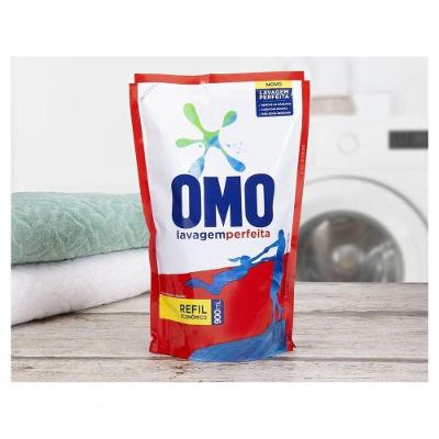Lava Roupa Omo Sabão Líquido Refil Lavagem Perfeita 900ml