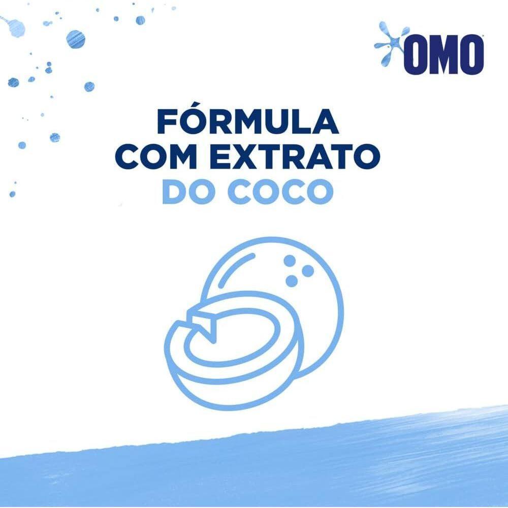 Lava Roupas Omo Roupas Finas E Delicadas - Sabão Líquido Coco 900ml - 4