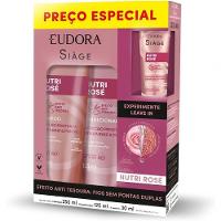Kit Eudora Siage Promopack Nutri Rose 3 Produtos - Shampoo + Condicionador + Leave-in - 1