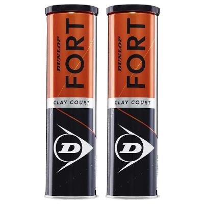 Bola De Tênis Dunlop Fort Clay Court Pack Com 02 Tubos