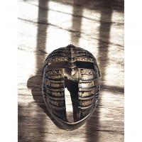 2 Kits Medieval Espada E Mascara Guerreiro De Combate Jr0610 Ouro - 2