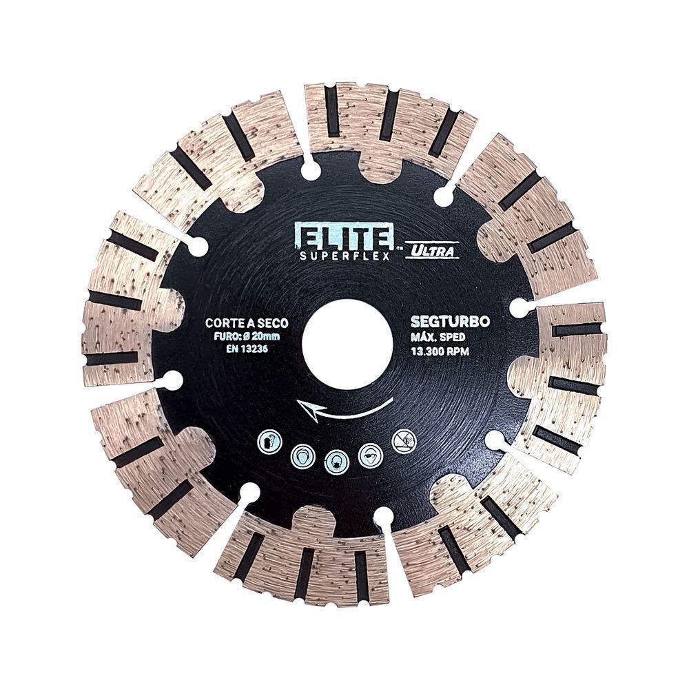 Disco Diamantado Segmentado 115mm Segturbo P/ Concreto Elite - 1