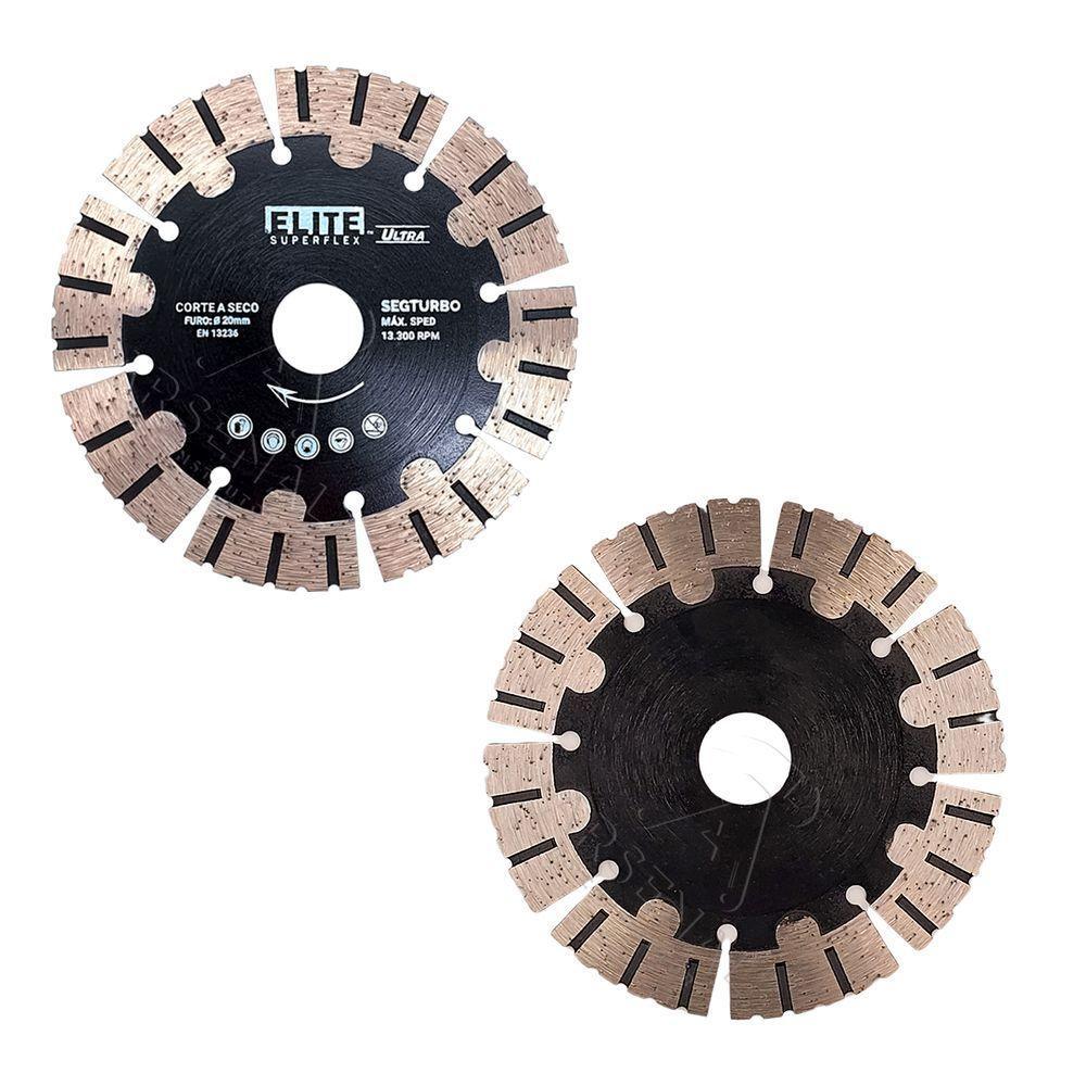 Disco Diamantado Segmentado 115mm Segturbo P/ Concreto Elite - 3