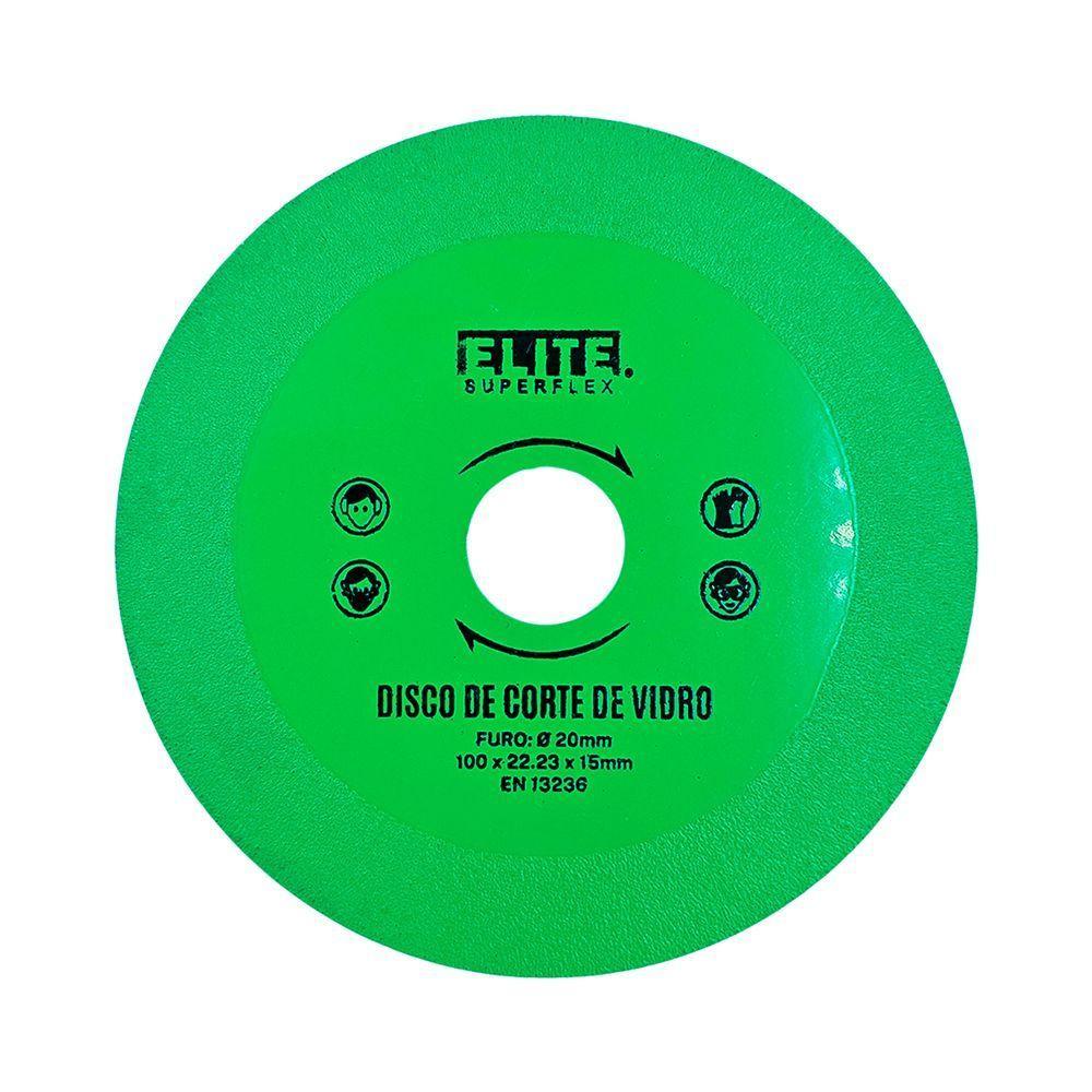 Disco Para Cortar Vidro Piso Espelho Porcelanato 110mm Elite - 1