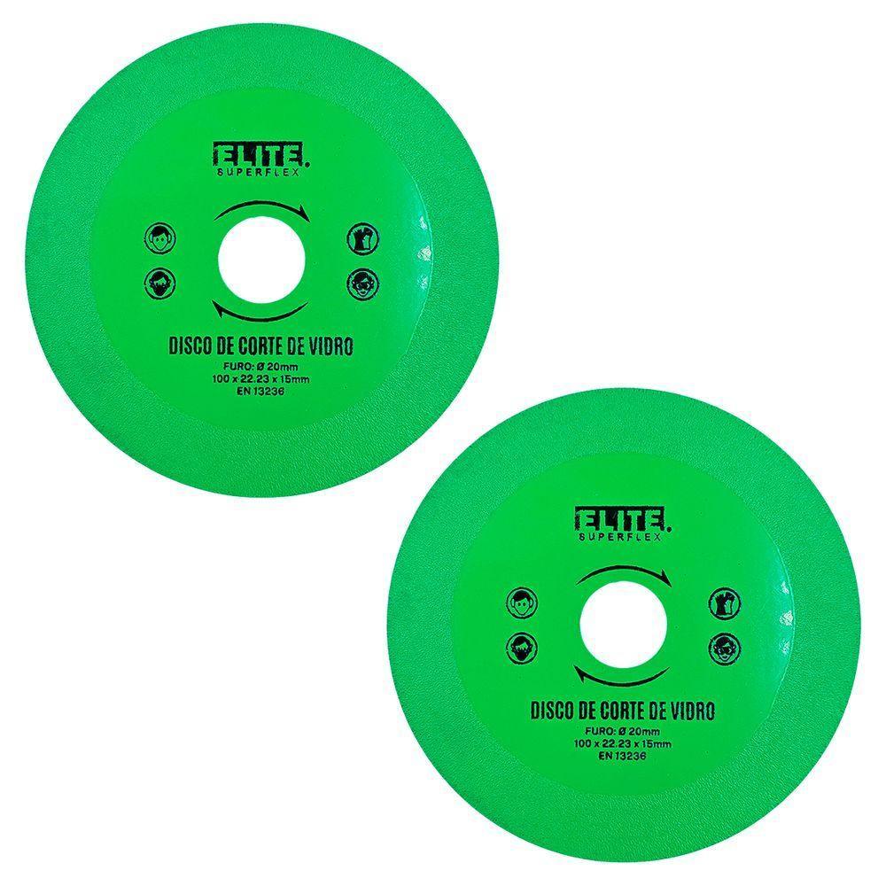 Disco Para Cortar Vidro Piso Espelho Porcelanato 110mm Elite - 2
