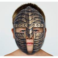 Kit Medieval Espada E Mascara Guerreiro De Combate Jr0610 Ouro