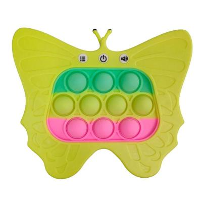 Pop It Mini Game Interativo Borboleta 4 Modos Som Luzes Jogo Anti Estresse Fidget Sensorial Portatil Ansiedade