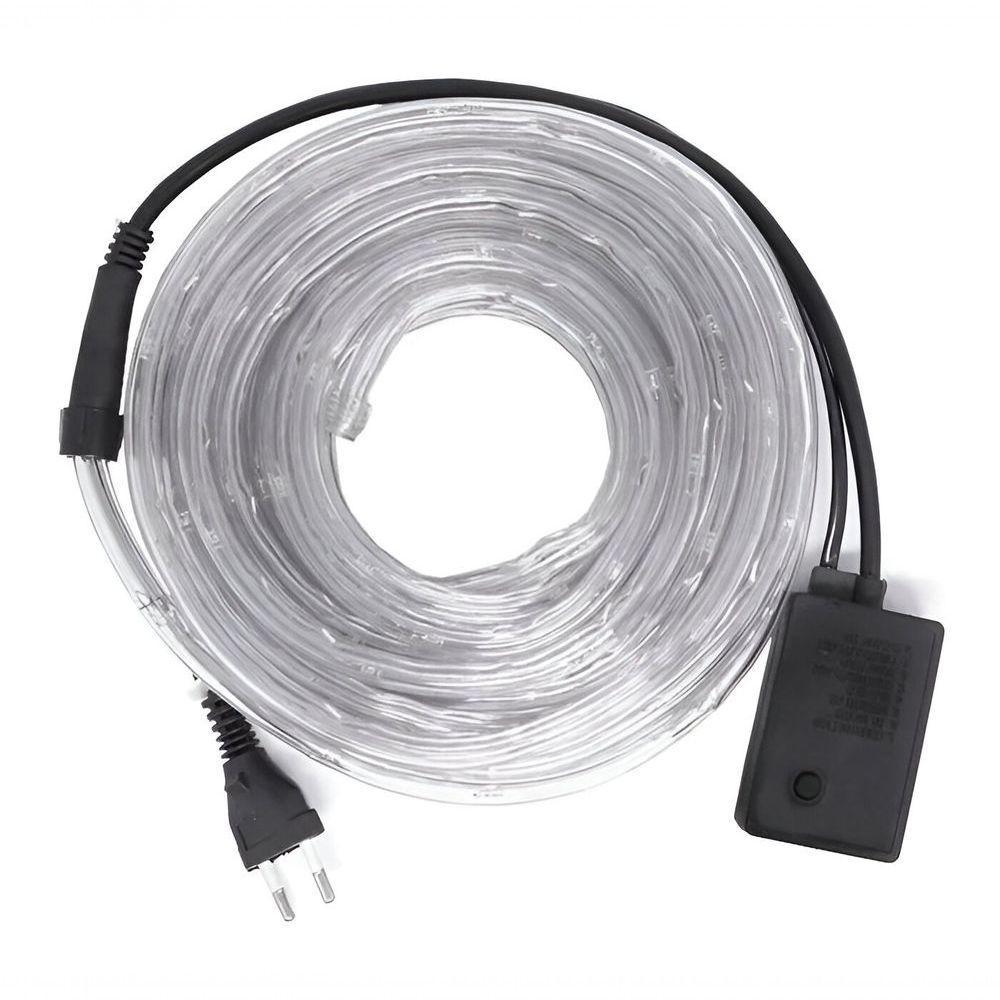 Mangueira De Pisca Led Luzes Fria 8 Funções Branco 10m 220v - 3