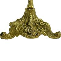 Castiçal De Metal Dourado Ouro Para 07 Velas 30x26x15cm - 3