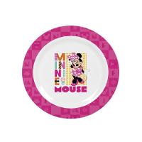 Kit Refeição Infantil Minnie Disney 6 Peças Prato, Tigela, Copo E Talheres - Tuut - 6