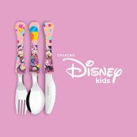 Kit Refeição Infantil Minnie Disney 6 Peças Prato, Tigela, Copo E Talheres - Tuut - 8