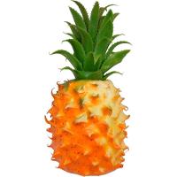 Kit 3 Abacaxi Tropical Isopor Enfeite Fruta Artificial 23cm