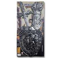 Kit Medieval Espada Manopla Escudo Grifo Infantil Jr0955 - 5