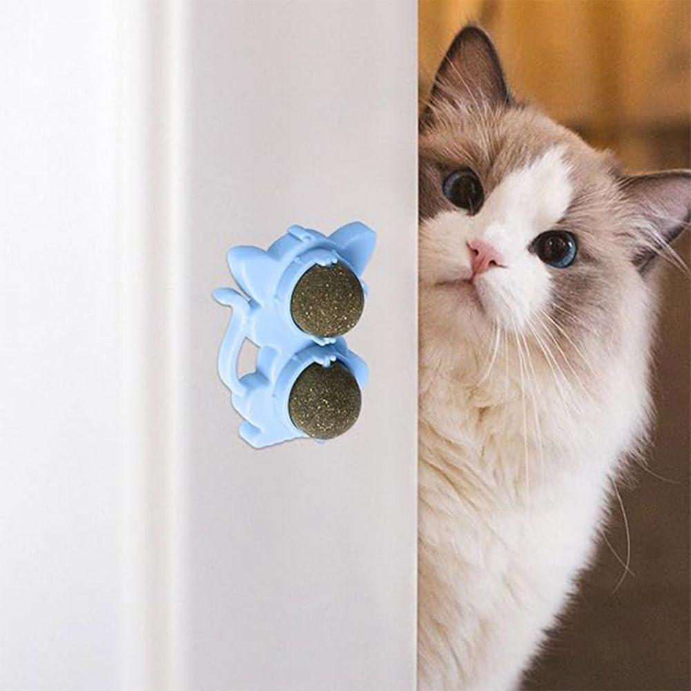 Brinquedo De Gato Pet Interativo Catnip Menta Bola Bolinha Lazer Interativo Diversao - 7