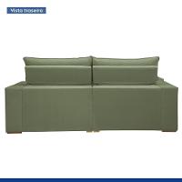 Sofá Retrátil E Reclinável Martinho Boucle Verde 2,10m - 7