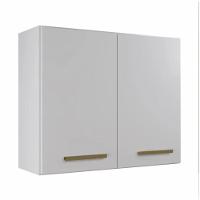 Conjunto Armário Aéreo 2 Portas E Balcão Para Cooktop 5 Bocas Branco - 2