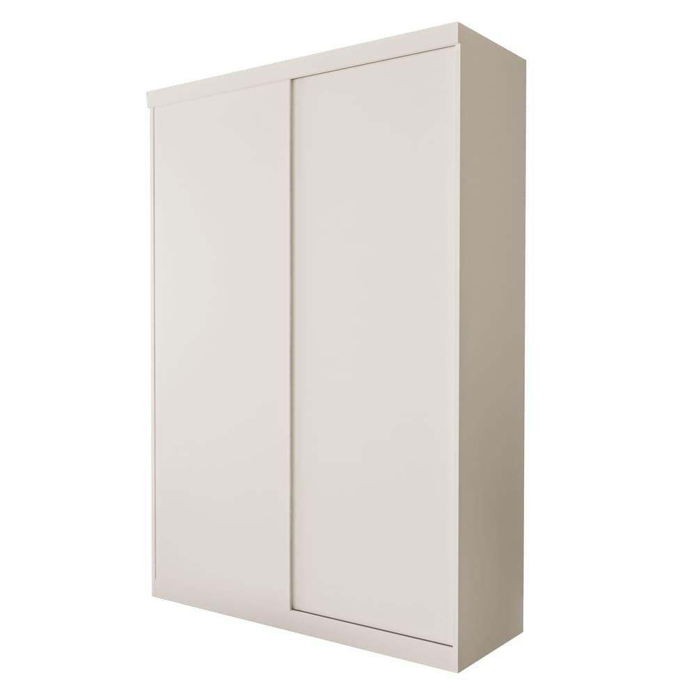 Guarda Roupa 2 Portas De Correr 2 Gavetas Kiara Minastex Branco - 1
