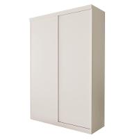 Guarda Roupa 2 Portas De Correr 2 Gavetas Kiara Minastex Branco - 1