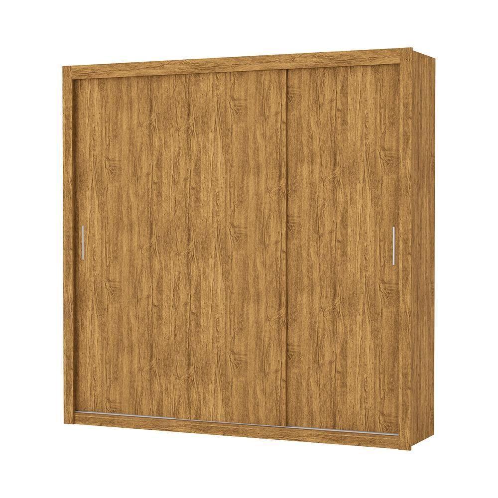 Guarda Roupa Roupeiro Clarice 3 Portas De Correr 4 Gavetas Carioca Cinamomo - 1