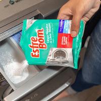 Kit Lavanderia Esfrebom Limpa Máquinas + Prendedor + Varal - 3