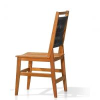 Kit 6 Cadeiras Rebeca Madeira Macica Eucalipto Enc Corda Nautica Cor:preta - 5