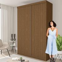 Guarda Roupa 2 Portas De Correr 2 Gavetas Kiara Minastex Freijó - 8