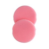 Esponja Redonda De Maquiagem Make Up Com Suporte Para Dedos Lanossi 2 Unidades - 2