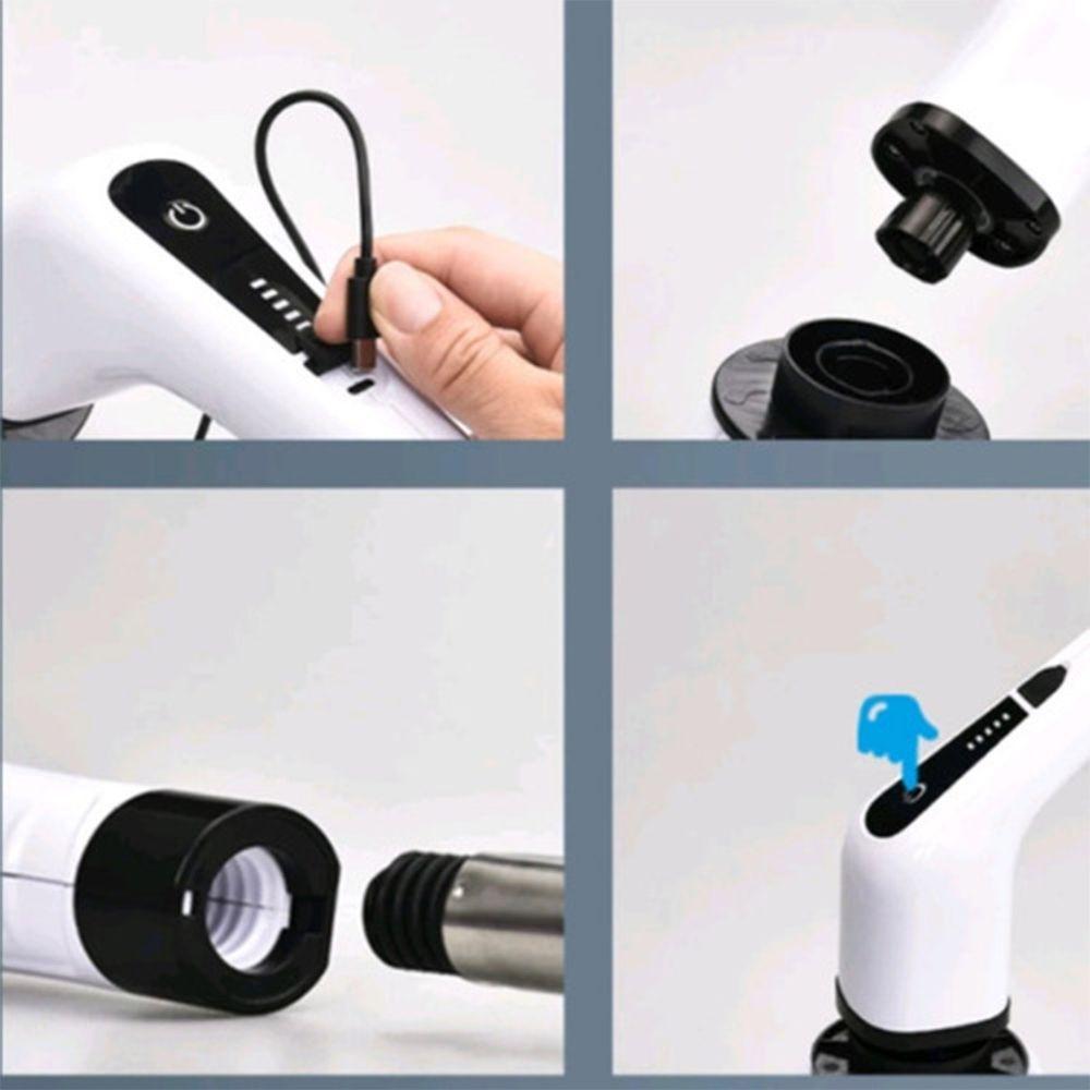 Escova De Limpeza Eletrica Sem Fio 25w Bateria Recarregavel Limpeza Esfregao Giratorio - 7