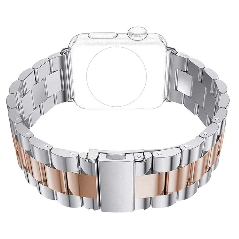 Pulseira Relogio Smartwatch 3 Elos Smartband Aço Inox Inteligente Band Rosa - 5