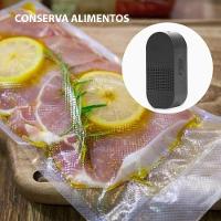 Seladora A Vacuo Recarregavel 2 Em 1 Bomba De Ar Infla Enche Bola Sela Alimentos Comida Carne Cozinha