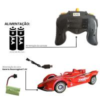 Carrinho De Controle Remoto Grand Prix Com 7 Funções Solta Fumaça Com Luzes