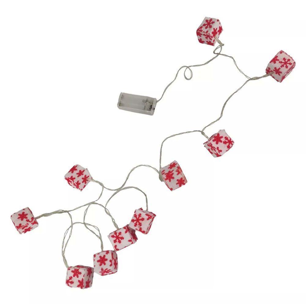 Pisca Pisca Natal Natalino Leds Caixa Presente Iluminaçao Casa Janela Decoraçao - 6