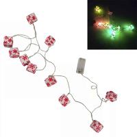 Pisca Pisca Natal Natalino Leds Caixa Presente Iluminaçao Casa Janela Decoraçao - 2