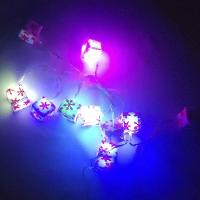 Pisca Pisca Natal Natalino Leds Caixa Presente Iluminaçao Casa Janela Decoraçao - 3