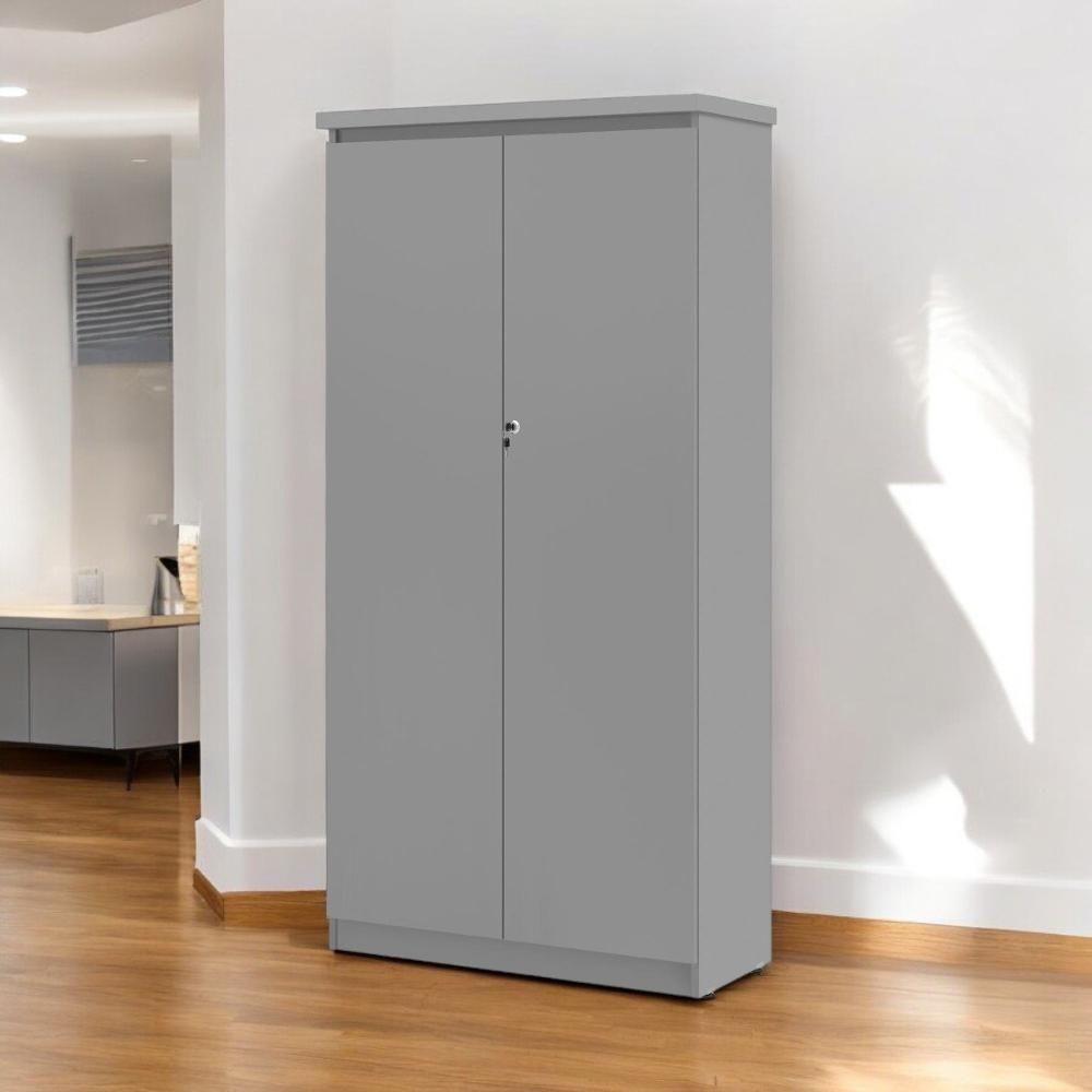 Armário Multiuso 02 Portas Línea Cinza - 1