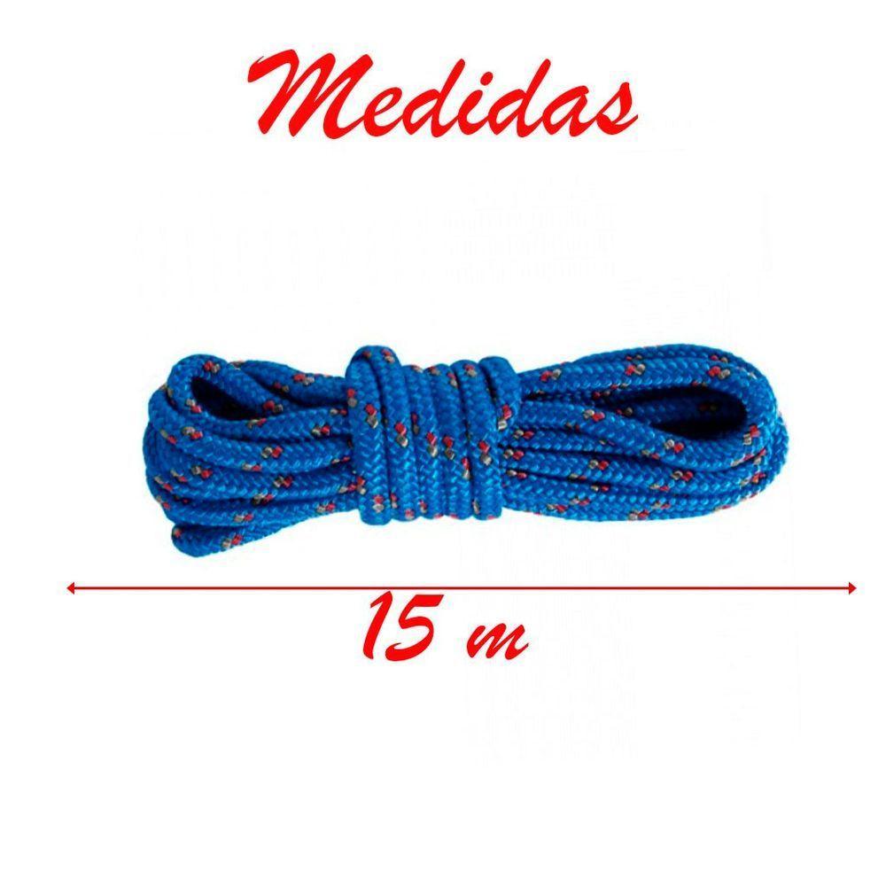 Kit 4 Cordas Para Varal Reforçada Em Poliéster 15 Metros - 2