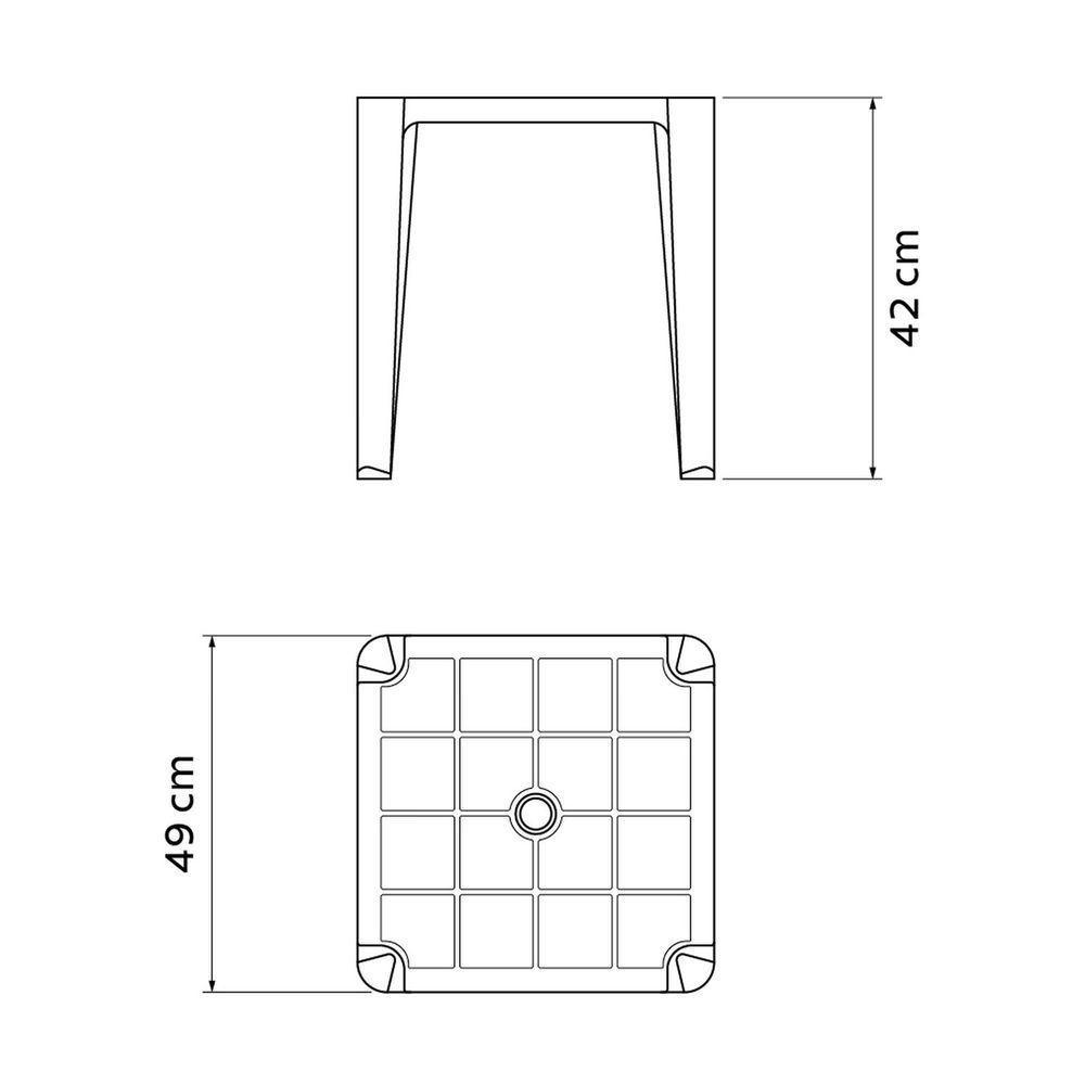 Mesa Infantil Tramontina Adoleta Polipropileno Rosa Tramontina - 2
