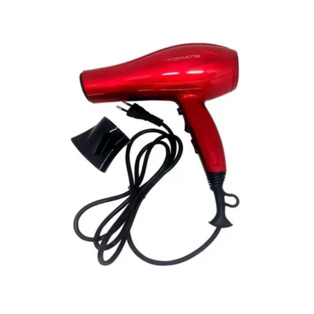 Secador De Cabelo Profissional 110v Com 2 Velocidades Mse-2600a Tomate - 4