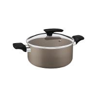 Jogo De Panelas Tramontina Milazzo Em Alumínio Com Revestimento Interno E Externo Em Antiaderente Starflon Max Amêndoa 5 - 6