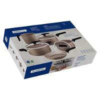 Jogo De Panelas Tramontina Milazzo Alumínio Antiaderente Starflon Max Amêndoa 5 Peças Tramontina - 9