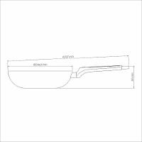 Frigideira Funda Tramontina Milazzo Alumínio Antiaderente Starflon Max Amêndoa 24 Cm Tramontina - 7